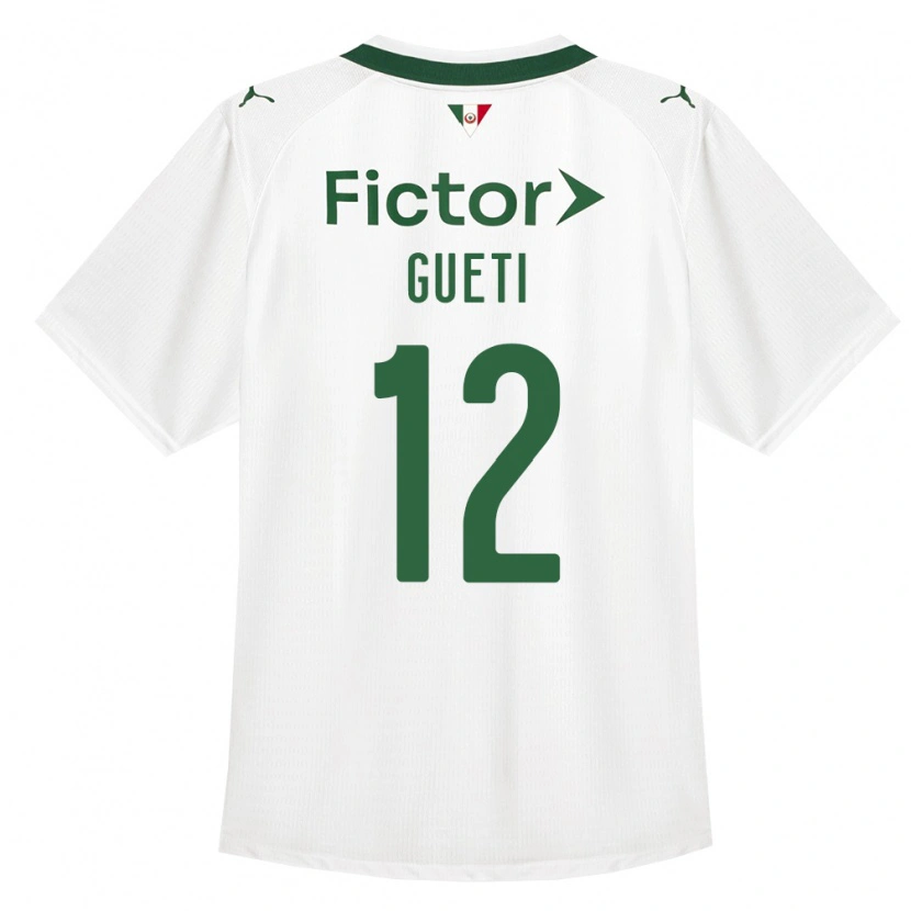 Danxen Niño Camiseta Rodrigo Gueti #12 Verde Blanco 2ª Equipación 2026/27 La Camisa México