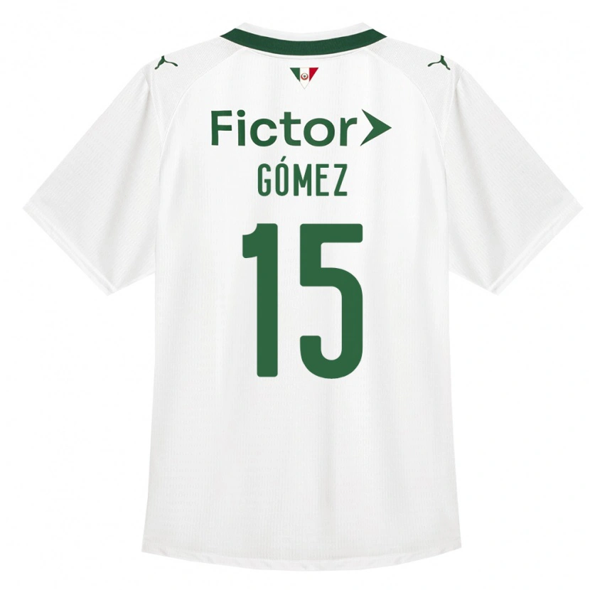 Danxen Niño Camiseta Gustavo Gómez #15 Verde Blanco 2ª Equipación 2026/27 La Camisa México
