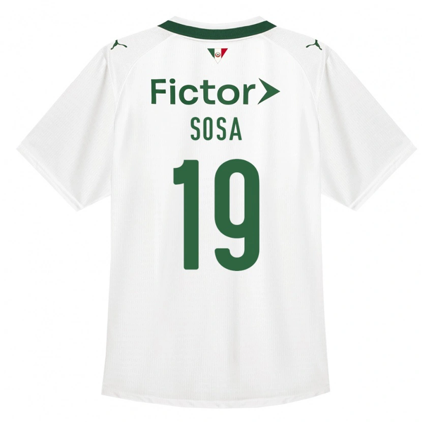 Danxen Niño Camiseta Ramón Sosa #19 Verde Blanco 2ª Equipación 2026/27 La Camisa México