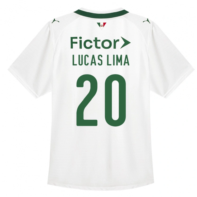 Danxen Niño Camiseta Lucas Lima #20 Verde Blanco 2ª Equipación 2026/27 La Camisa México