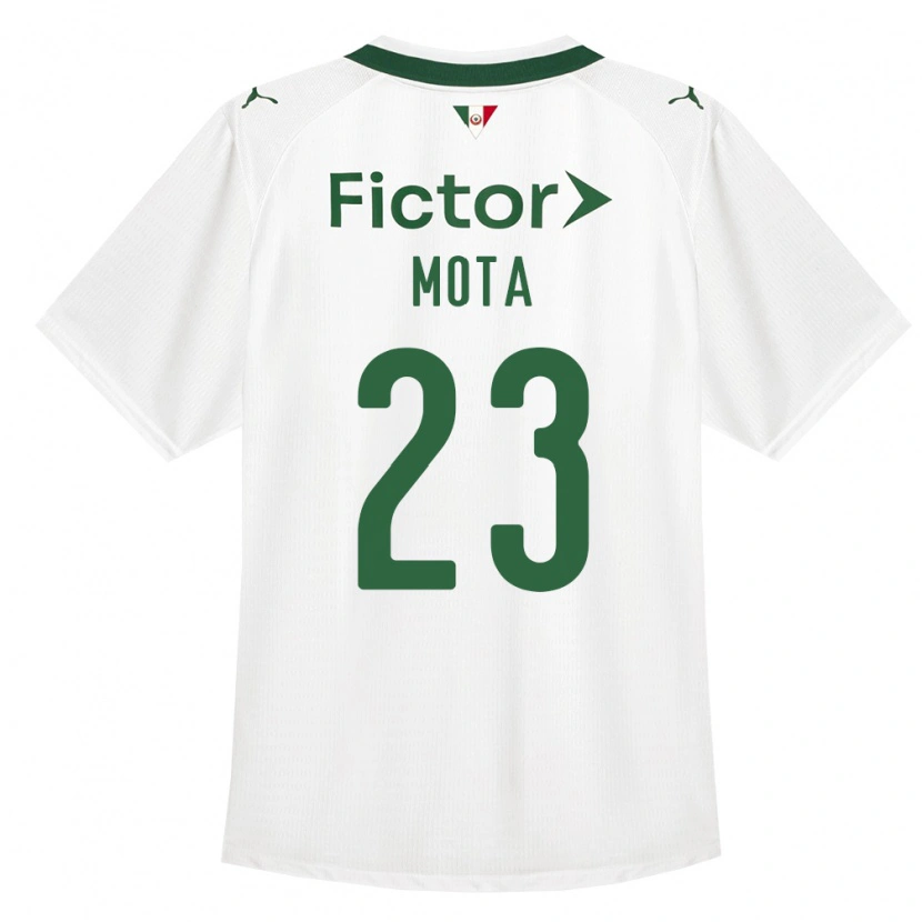 Danxen Niño Camiseta Flávia Mota #23 Verde Blanco 2ª Equipación 2026/27 La Camisa México