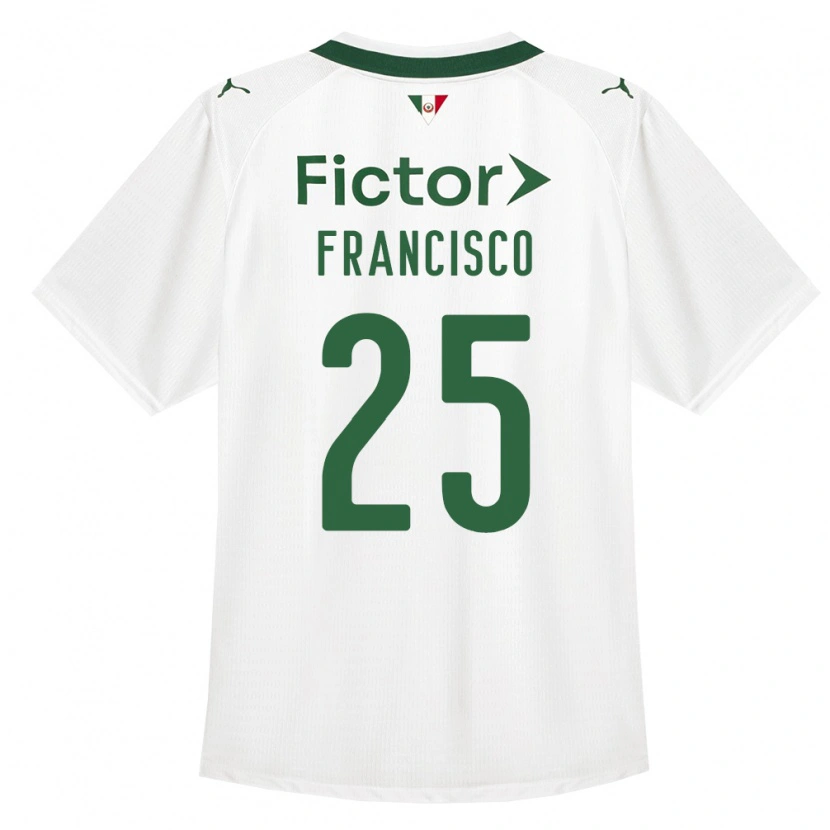 Danxen Niño Camiseta Juan Francisco #25 Verde Blanco 2ª Equipación 2026/27 La Camisa México
