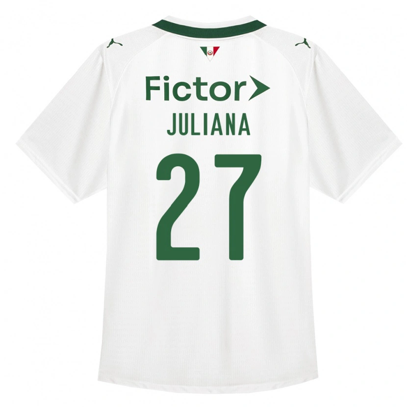 Danxen Niño Camiseta Juliana #27 Verde Blanco 2ª Equipación 2026/27 La Camisa México