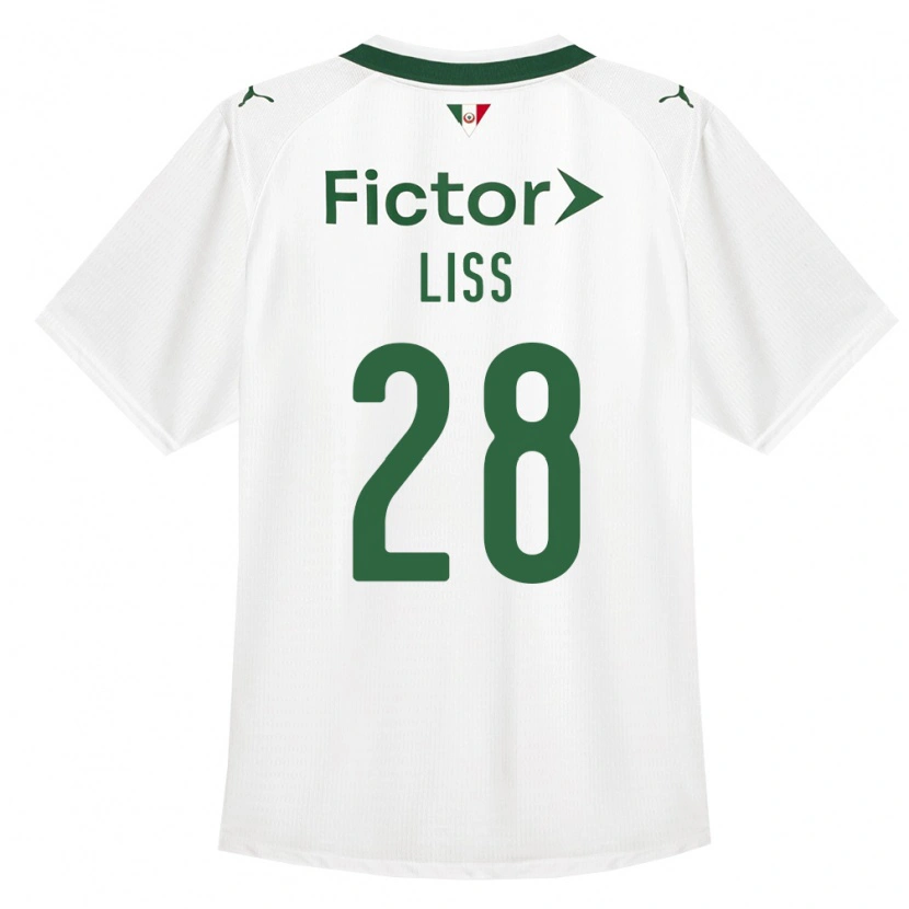 Danxen Niño Camiseta Victória Liss #28 Verde Blanco 2ª Equipación 2026/27 La Camisa México