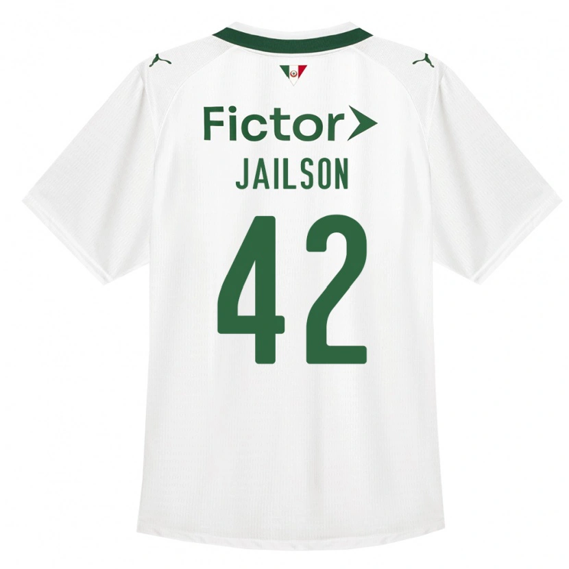 Danxen Niño Camiseta Jailson #42 Verde Blanco 2ª Equipación 2026/27 La Camisa México