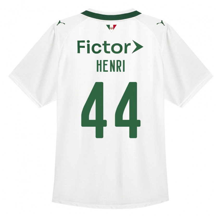 Danxen Niño Camiseta Henri #44 Verde Blanco 2ª Equipación 2026/27 La Camisa México