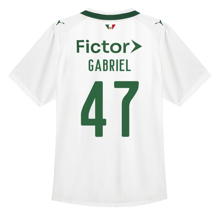 Danxen Niño Camiseta Victor Gabriel #47 Verde Blanco 2ª Equipación 2026/27 La Camisa México