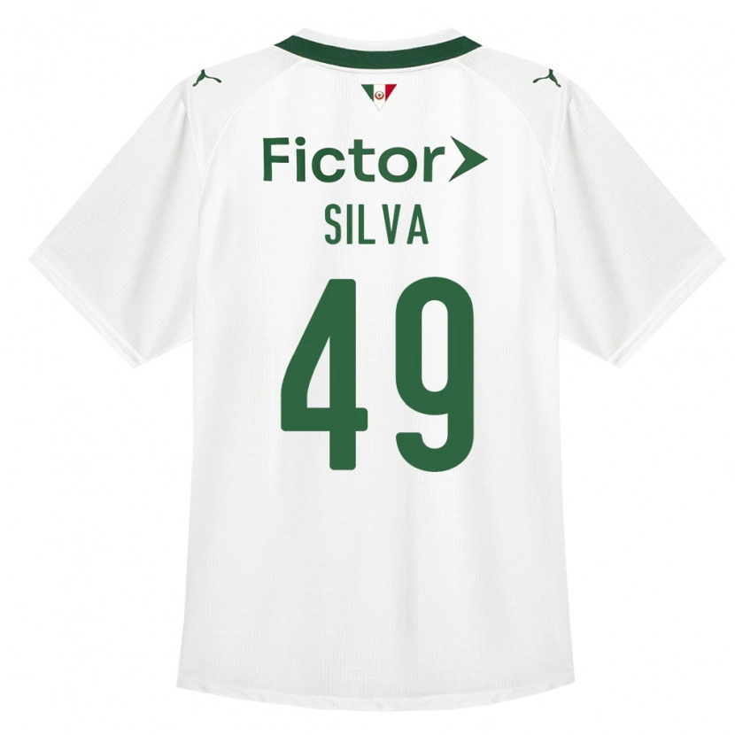 Danxen Niño Camiseta Gabriel Silva #49 Verde Blanco 2ª Equipación 2026/27 La Camisa México