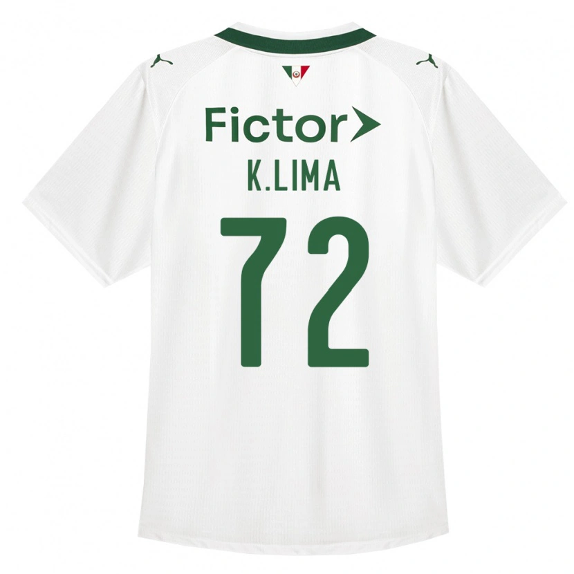 Danxen Niño Camiseta Kauan Lima #72 Verde Blanco 2ª Equipación 2026/27 La Camisa México