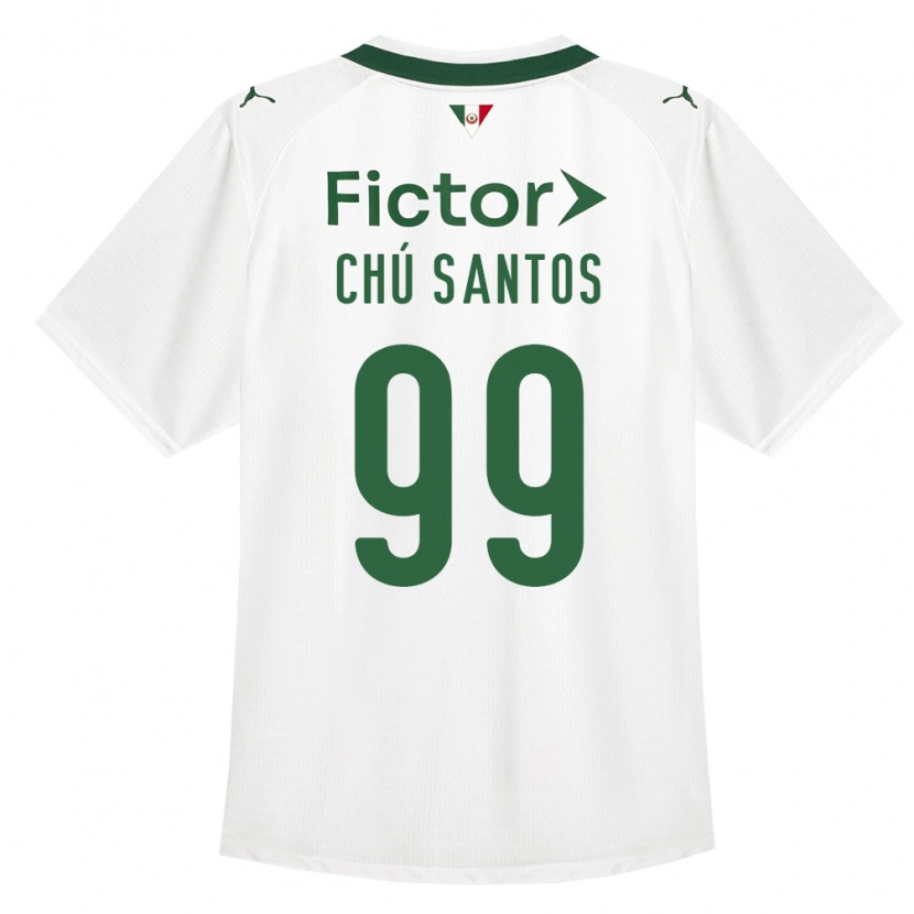 Danxen Niño Camiseta Chú Santos #99 Verde Blanco 2ª Equipación 2026/27 La Camisa México
