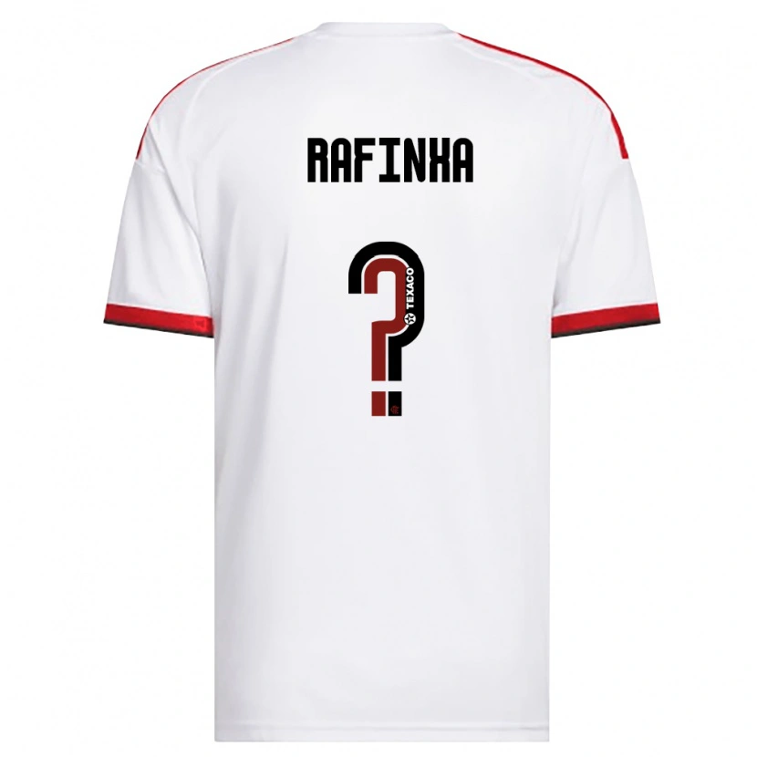 Danxen Niño Camiseta Rafael Henrique Tomaz Da Silva #0 Blanco Rojo Negro 2ª Equipación 2026/27 La Camisa México