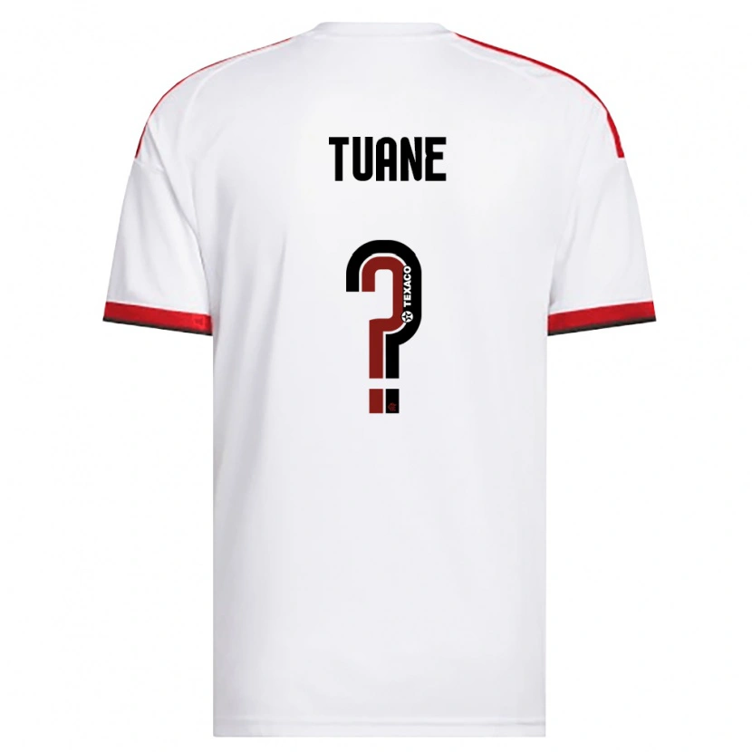 Danxen Niño Camiseta Tuane #0 Blanco Rojo Negro 2ª Equipación 2026/27 La Camisa México