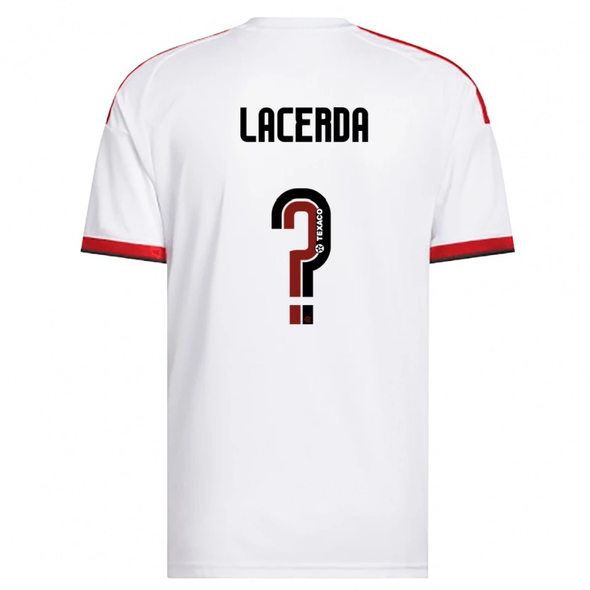 Danxen Niño Camiseta Thalita Lacerda #0 Blanco Rojo Negro 2ª Equipación 2026/27 La Camisa México