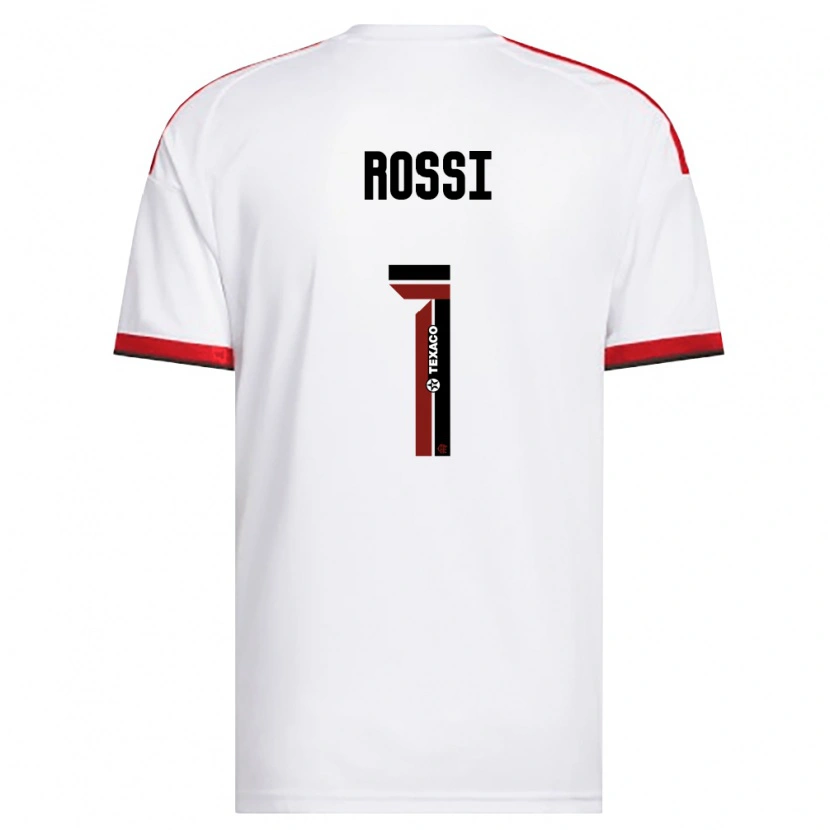 Danxen Niño Camiseta Agustín Rossi #1 Blanco Rojo Negro 2ª Equipación 2026/27 La Camisa México