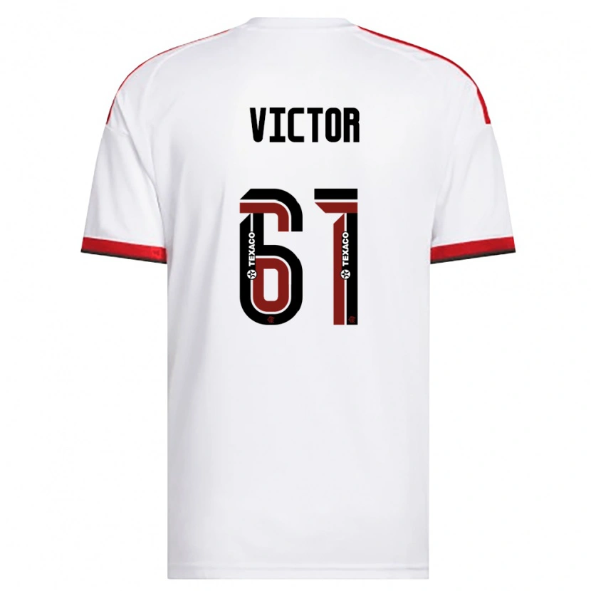 Danxen Niño Camiseta João Souza #61 Blanco Rojo Negro 2ª Equipación 2026/27 La Camisa México