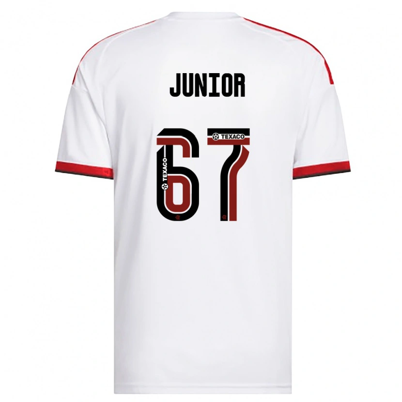 Danxen Niño Camiseta Kaio Junior #67 Blanco Rojo Negro 2ª Equipación 2026/27 La Camisa México
