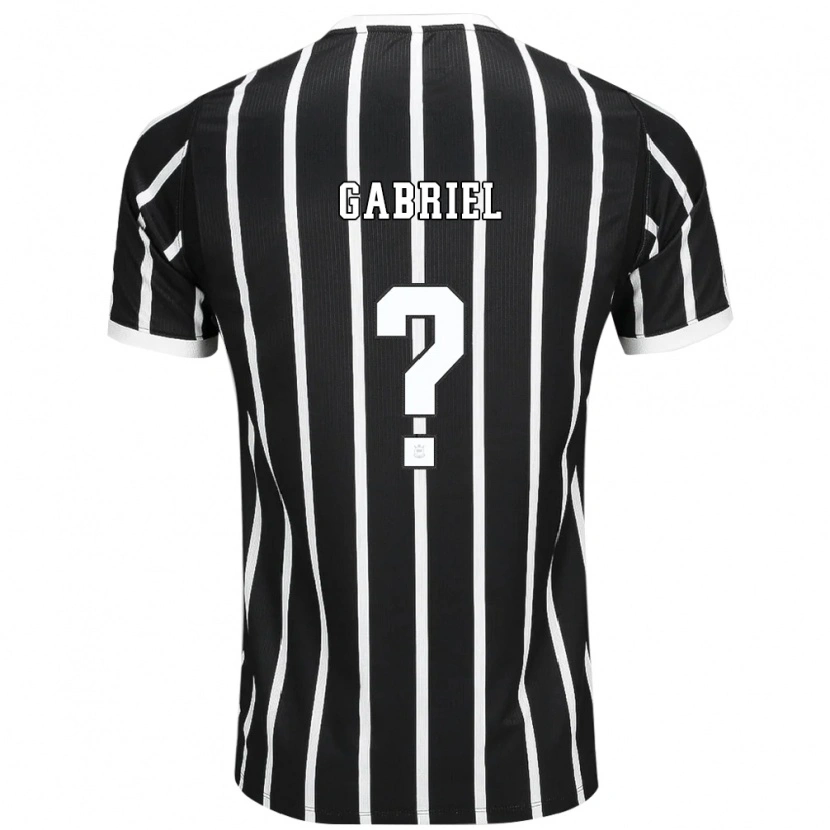 Danxen Niño Camiseta Gabriel #0 Negro Blanco Rojo 2ª Equipación 2026/27 La Camisa México