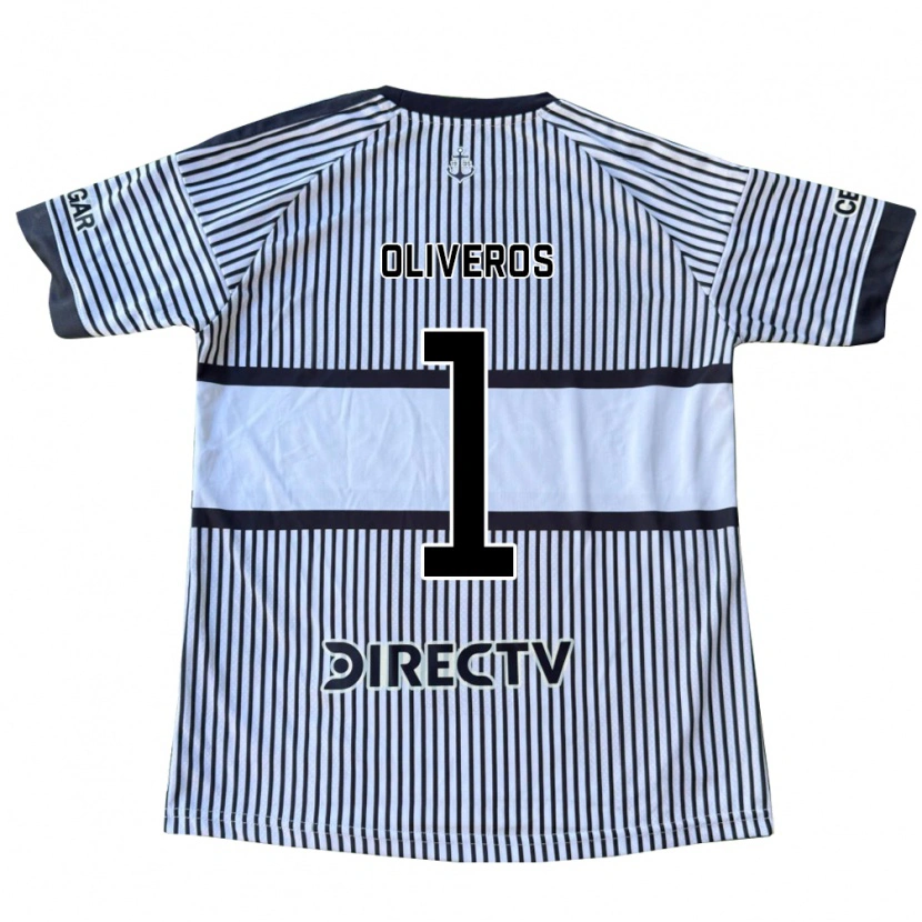 Danxen Niño Camiseta Laurina Oliveros #1 Blanco Negro Amarillo 2ª Equipación 2026/27 La Camisa México