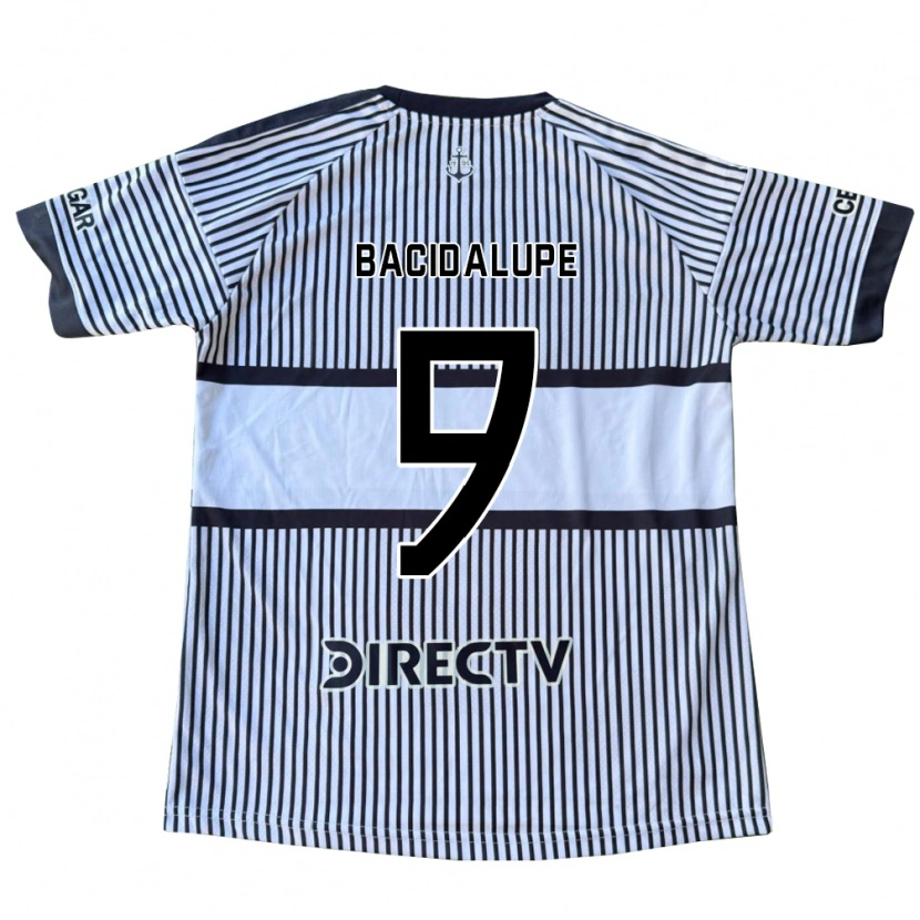 Danxen Niño Camiseta Rodrigo Bacidalupe #9 Blanco Negro Amarillo 2ª Equipación 2026/27 La Camisa México