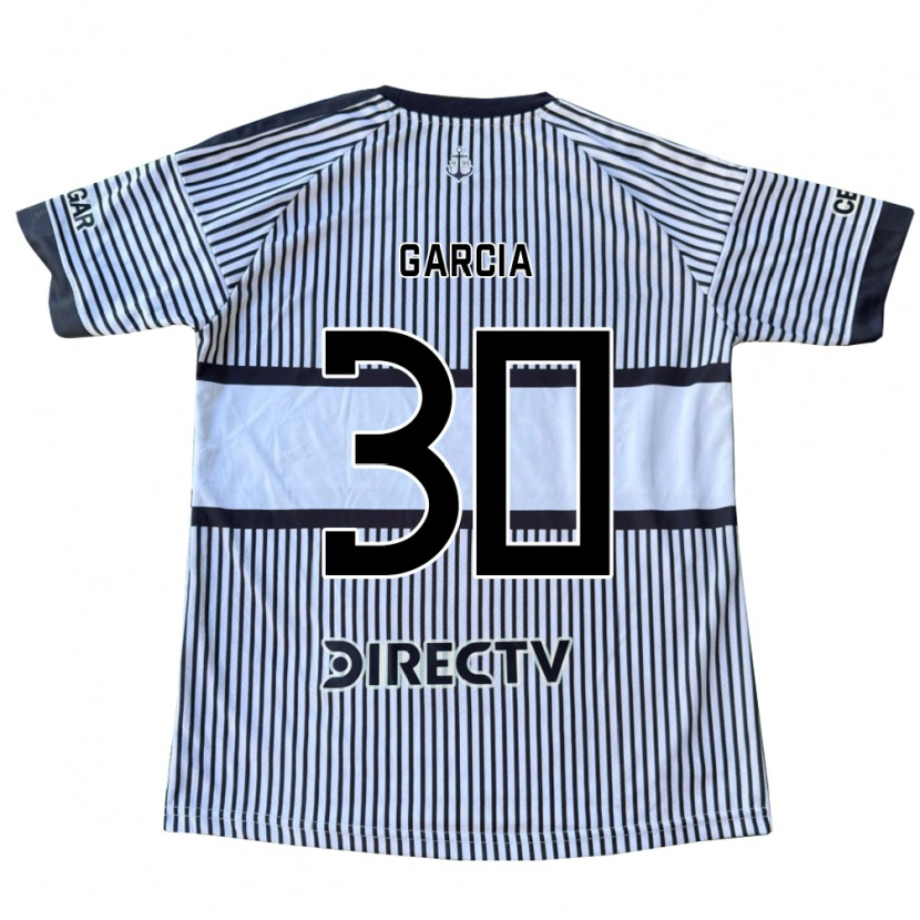 Danxen Niño Camiseta Javier García #30 Blanco Negro Amarillo 2ª Equipación 2026/27 La Camisa México