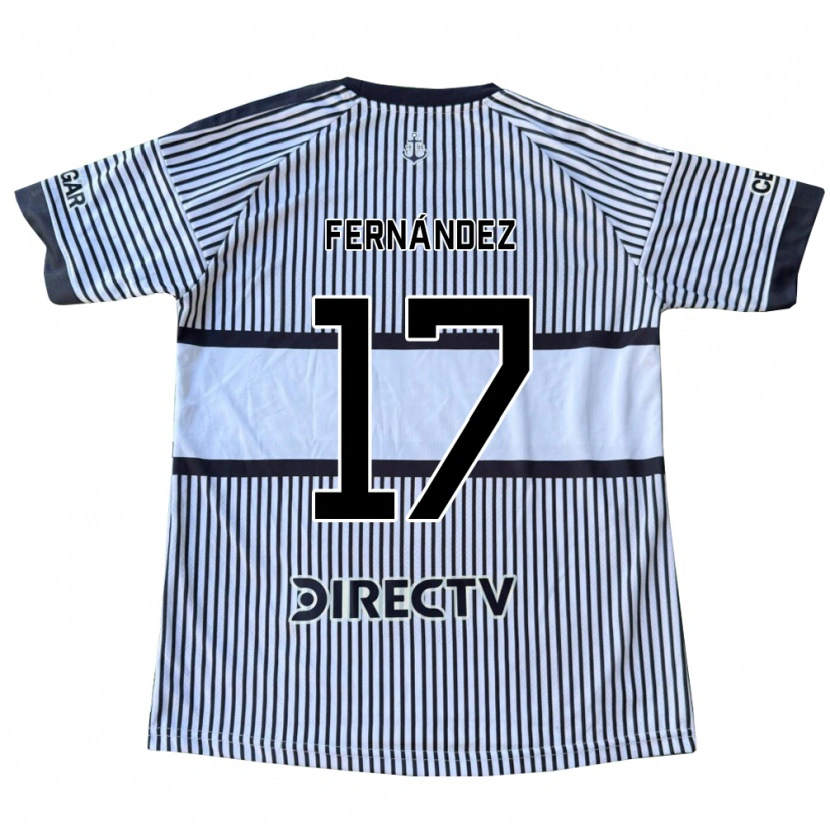 Danxen Niño Camiseta Alexander Fernández #17 Blanco Negro Amarillo 2ª Equipación 2026/27 La Camisa México