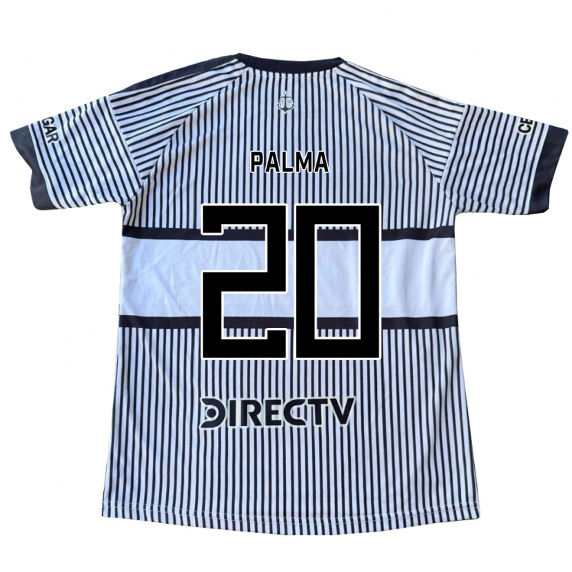 Danxen Niño Camiseta Lucas Palma #20 Blanco Negro Amarillo 2ª Equipación 2026/27 La Camisa México