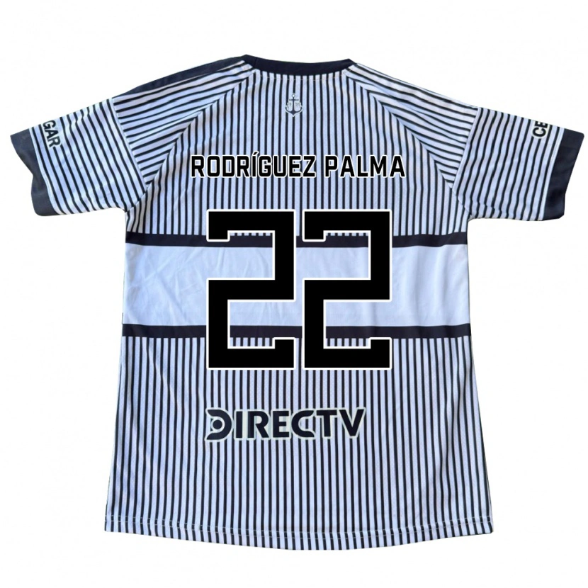 Danxen Niño Camiseta Joaquina Rodríguez Palma #22 Blanco Negro Amarillo 2ª Equipación 2026/27 La Camisa México