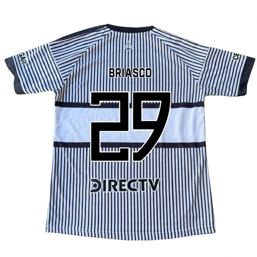 Danxen Niño Camiseta Norberto Briasco #29 Blanco Negro Amarillo 2ª Equipación 2026/27 La Camisa México