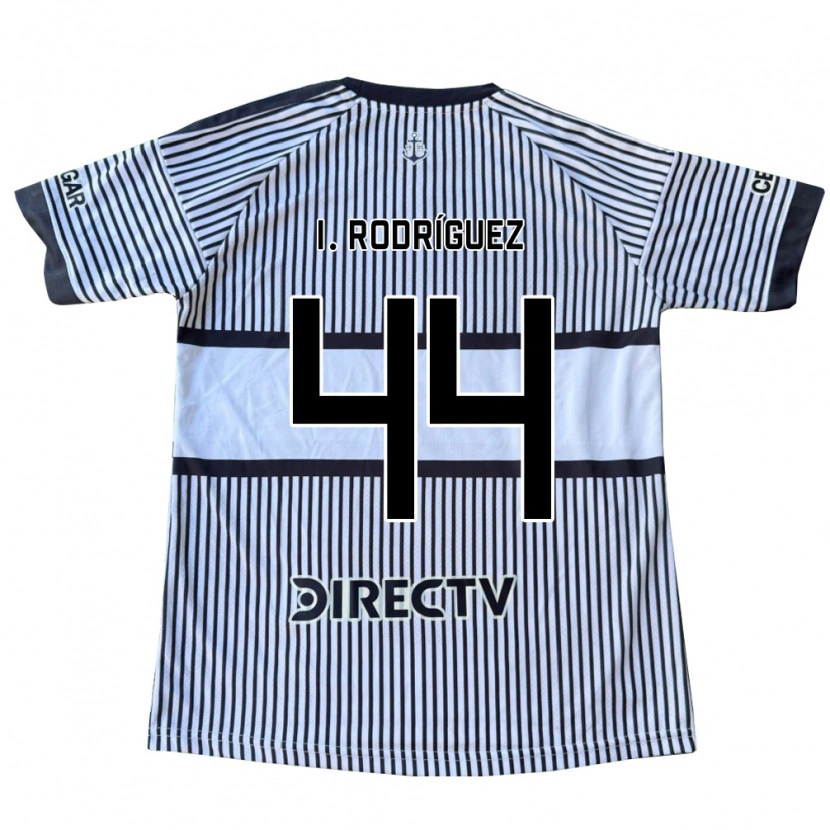 Danxen Niño Camiseta Ignacio Rodríguez #44 Blanco Negro Amarillo 2ª Equipación 2026/27 La Camisa México