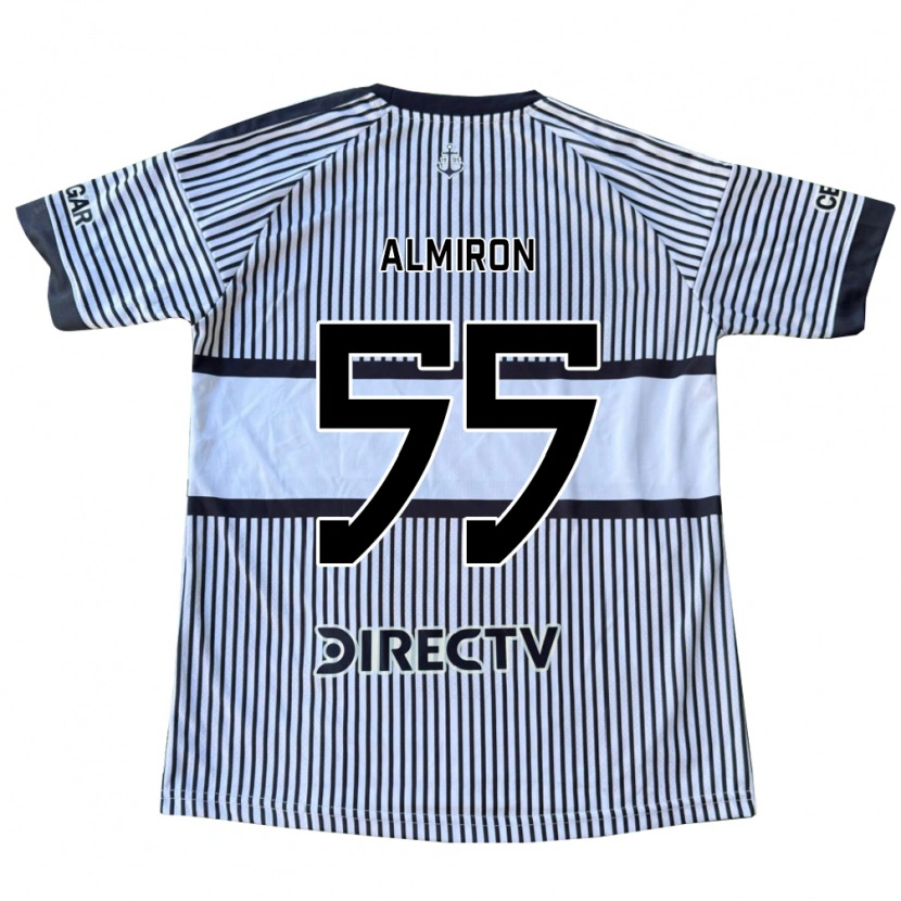 Danxen Niño Camiseta Ezequiel Almiron #55 Blanco Negro Amarillo 2ª Equipación 2026/27 La Camisa México