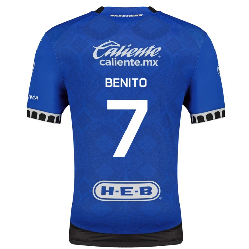 Danxen Niño Camiseta Iker Benito #7 Azul Real Blanco Negro 2ª Equipación 2026/27 La Camisa México
