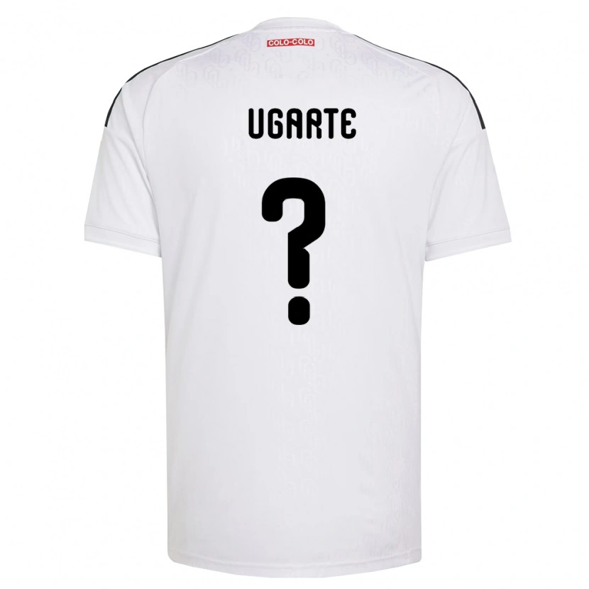Danxen Hombre Camiseta Pablo Ugarte #0 Blanco Negro 1ª Equipación 2026/27 La Camisa México