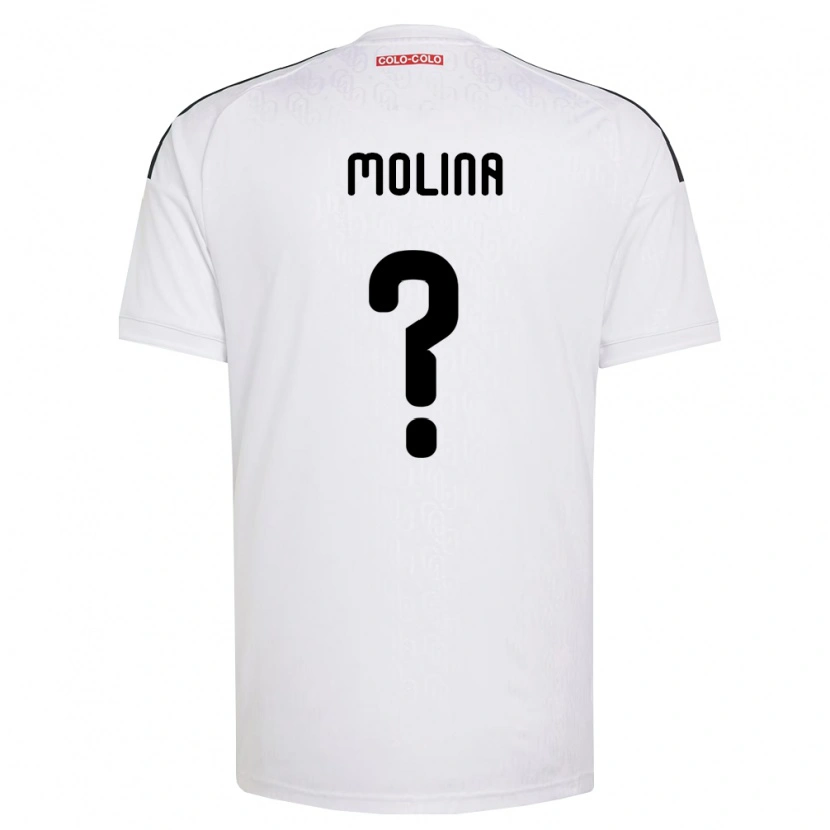Danxen Hombre Camiseta Byron Molina #0 Blanco Negro 1ª Equipación 2026/27 La Camisa México