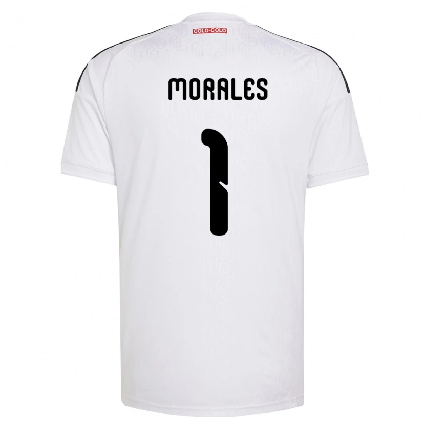 Danxen Hombre Camiseta Benjamin Morales #1 Blanco Negro 1ª Equipación 2026/27 La Camisa México