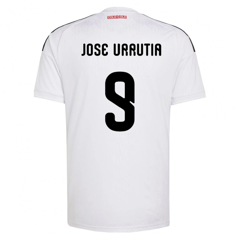 Danxen Hombre Camiseta María José Urrutia #9 Blanco Negro 1ª Equipación 2026/27 La Camisa México