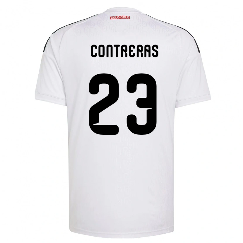 Danxen Hombre Camiseta Amaro Contreras #23 Blanco Negro 1ª Equipación 2026/27 La Camisa México