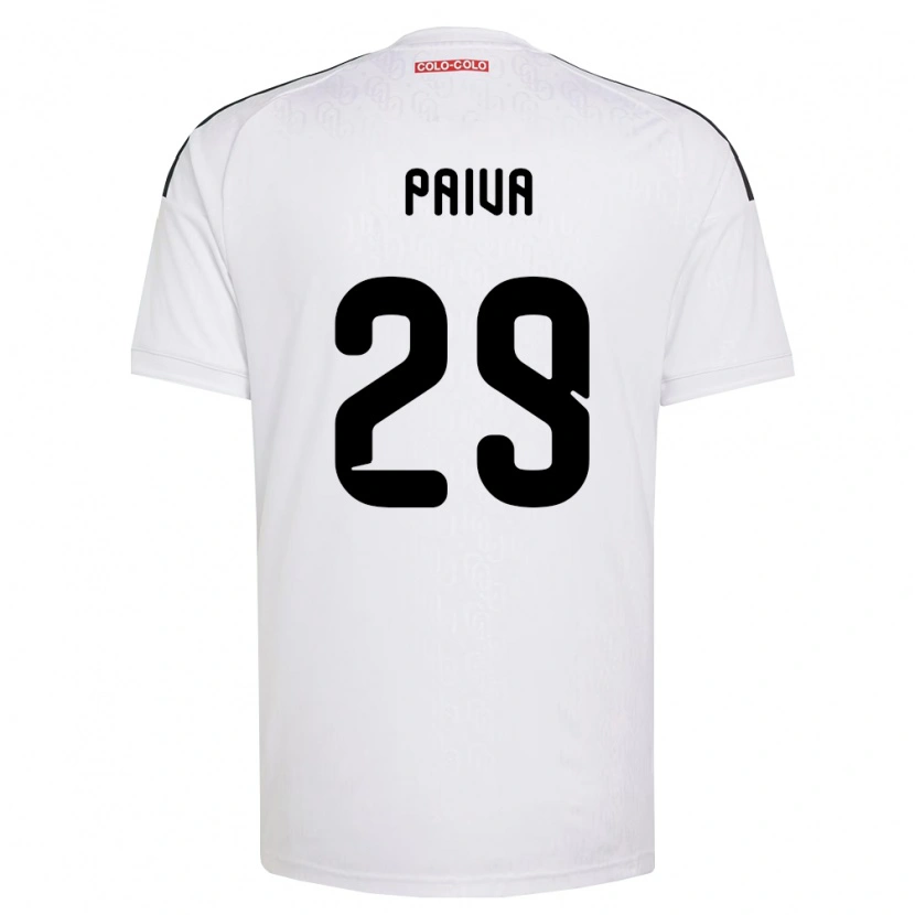Danxen Hombre Camiseta Guillermo Paiva #29 Blanco Negro 1ª Equipación 2026/27 La Camisa México