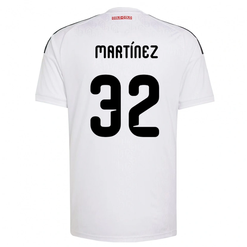 Danxen Hombre Camiseta Vicente Martínez #32 Blanco Negro 1ª Equipación 2026/27 La Camisa México