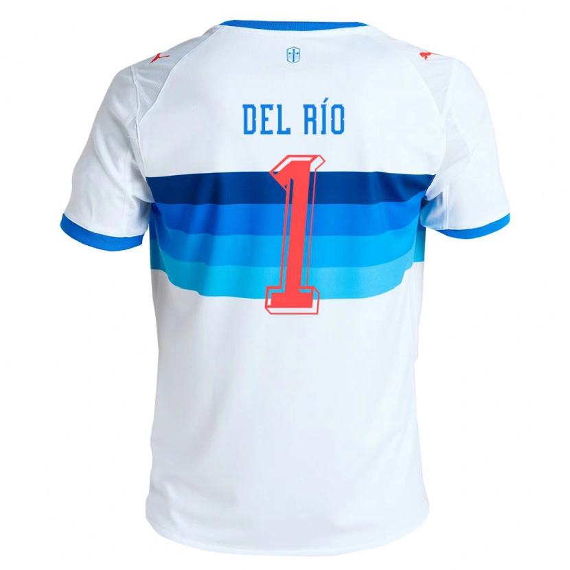 Danxen Hombre Camiseta Cristóbal Del Río #1 Blanco Azul Cielo 1ª Equipación 2026/27 La Camisa México