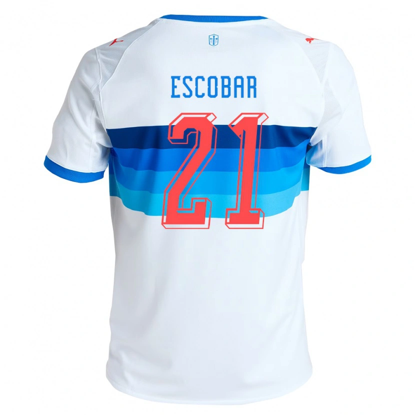Danxen Hombre Camiseta Dylan Escobar #21 Blanco Azul Cielo 1ª Equipación 2026/27 La Camisa México