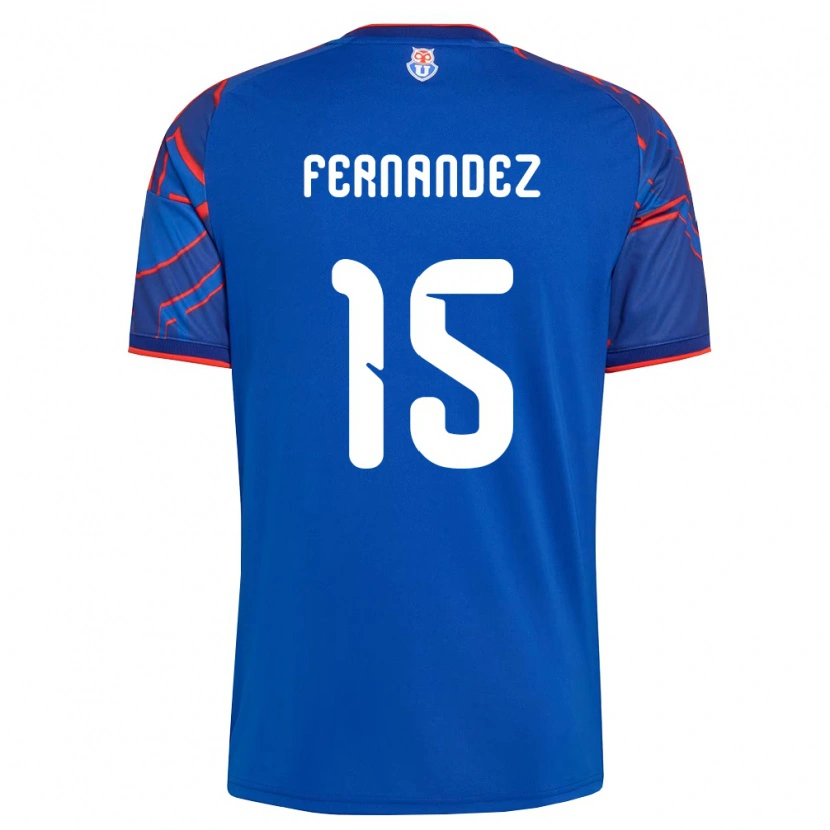 Danxen Hombre Camiseta Vicente Fernández #15 Azul Real Rojo 1ª Equipación 2026/27 La Camisa México