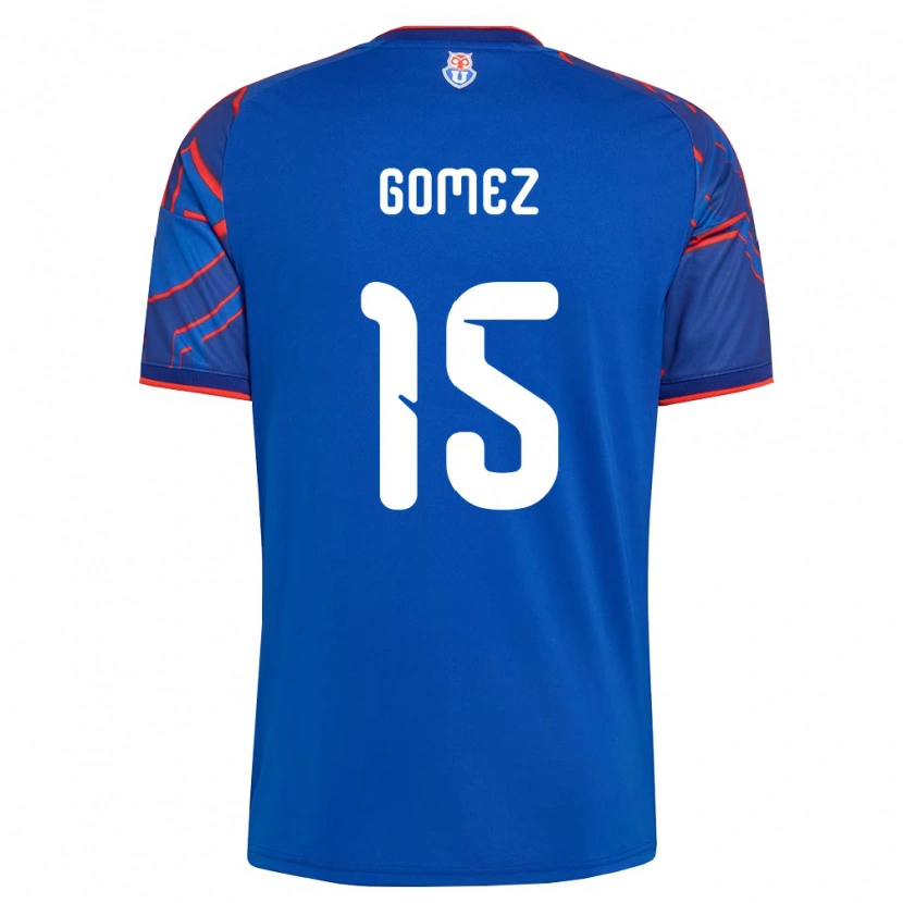 Danxen Hombre Camiseta Juan Pablo Gómez #15 Azul Real Rojo 1ª Equipación 2026/27 La Camisa México