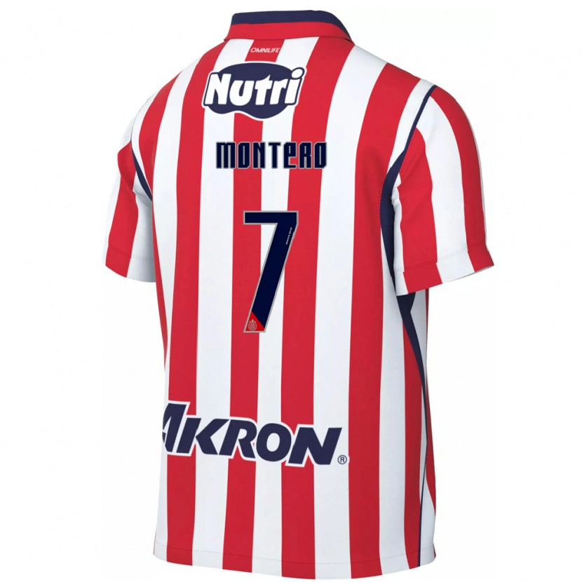 Danxen Hombre Camiseta Casandra Montero #7 Rojo Blanco 1ª Equipación 2026/27 La Camisa México