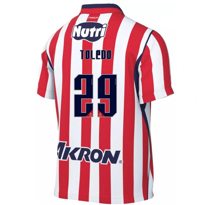 Danxen Hombre Camiseta Wendy Toledo #29 Rojo Blanco 1ª Equipación 2026/27 La Camisa México