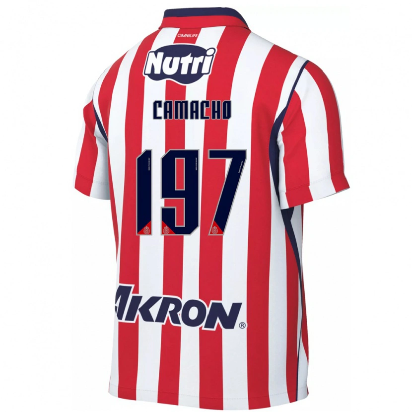 Danxen Hombre Camiseta Xandor Camacho #197 Rojo Blanco 1ª Equipación 2026/27 La Camisa México