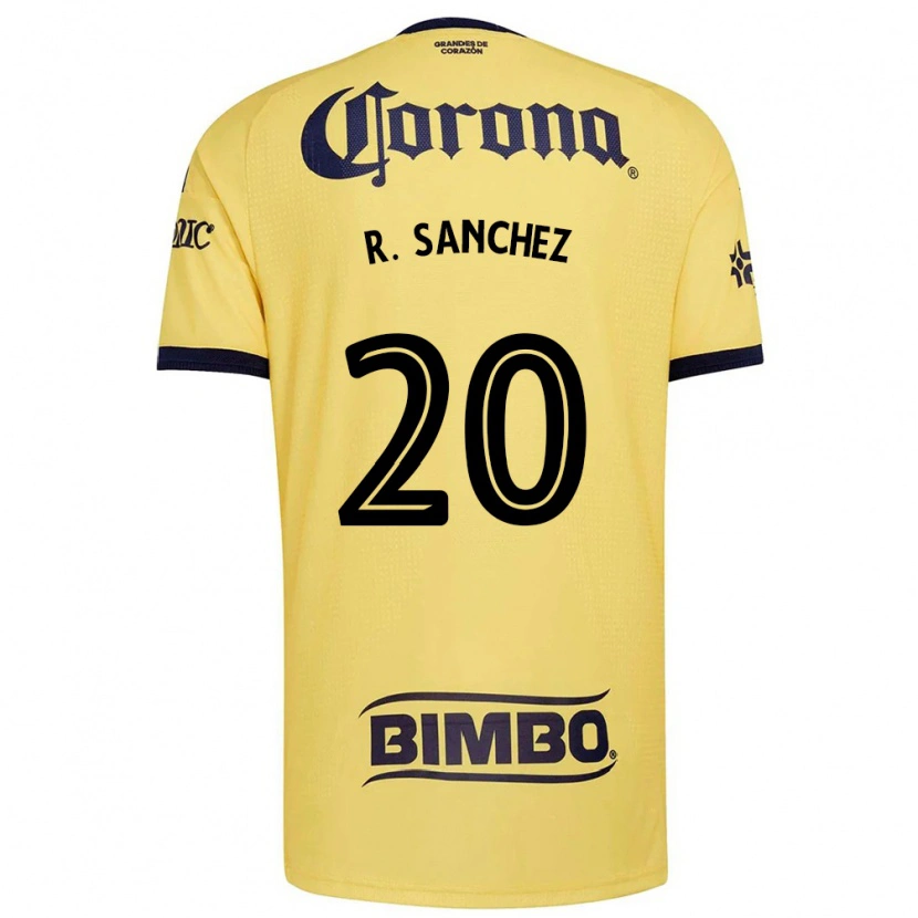Danxen Hombre Camiseta Richard Sanchez #20 Amarillo Rojo Negro 1ª Equipación 2026/27 La Camisa México