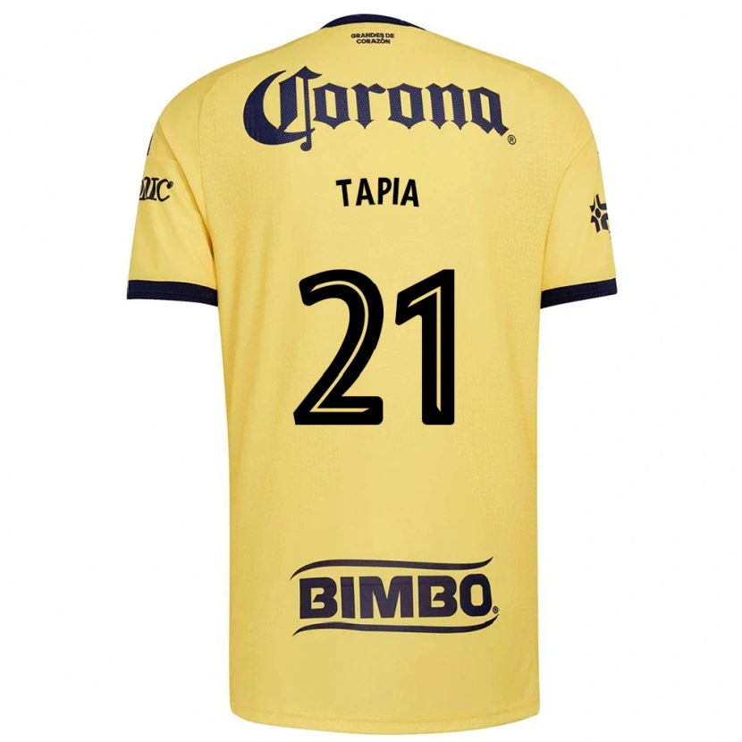 Danxen Hombre Camiseta Fernando Tapia #21 Amarillo Rojo Negro 1ª Equipación 2026/27 La Camisa México