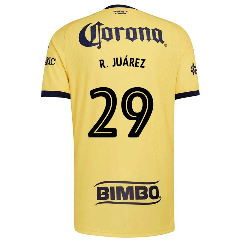 Danxen Hombre Camiseta Ramón Juárez #29 Amarillo Rojo Negro 1ª Equipación 2026/27 La Camisa México