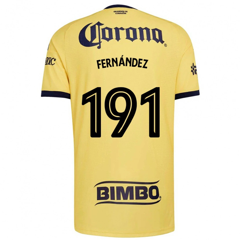 Danxen Hombre Camiseta Adrián Fernández #191 Amarillo Rojo Negro 1ª Equipación 2026/27 La Camisa México