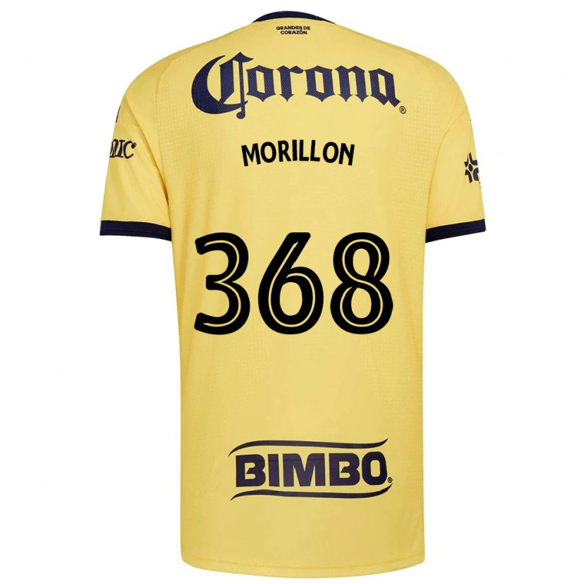 Danxen Hombre Camiseta José Morillon #368 Amarillo Rojo Negro 1ª Equipación 2026/27 La Camisa México